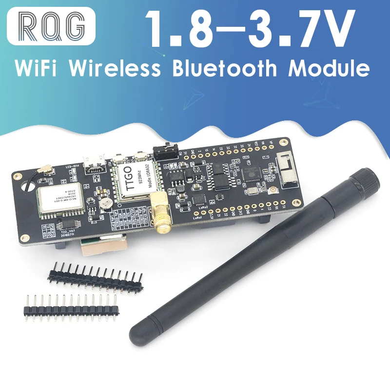 ESP32 433/868/915 МГц Беспроводная Wi Fi модуль Bluetooth ESP 32 GPS NEO 6M SMA LORA 18650 Батарея держатель с