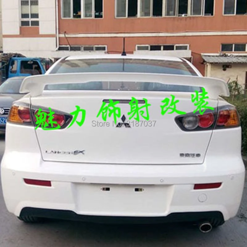 Спойлер для Mitsubishi Lancer EX 2010 2016 АБС пластик Неокрашенный задний спойлер на крыло