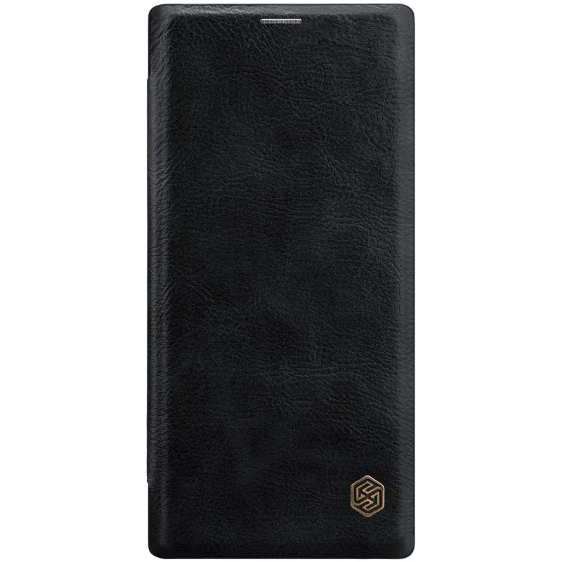BLACK Кожаный флип-кейс Nillkin для samsung Galaxy Note 8 9 10 S10 S9 S8 Plus 5G, мягкий винтажный Чехол для Note10 Note 10+ 5G Shell - Цвет: BLACK