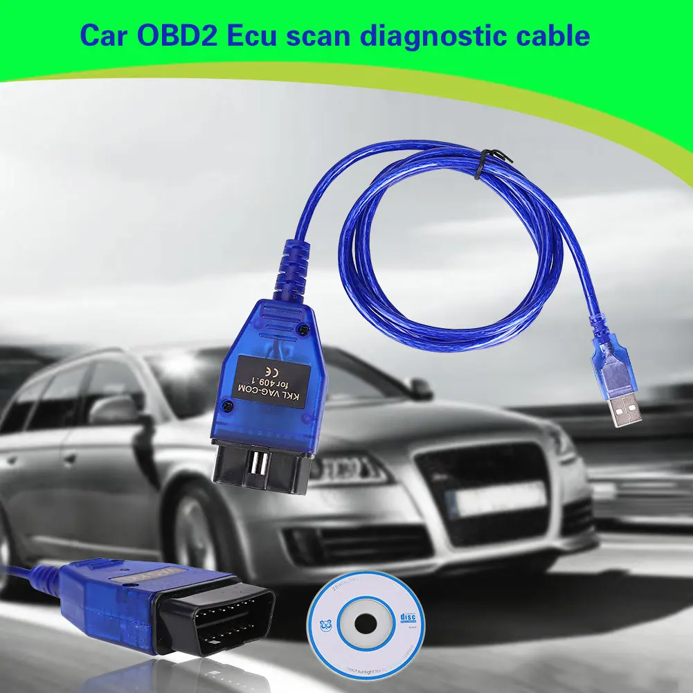 VGA USB Interface Car OBD2 Ecu Scanner Diagnostic Cable Cord Tool Tester |