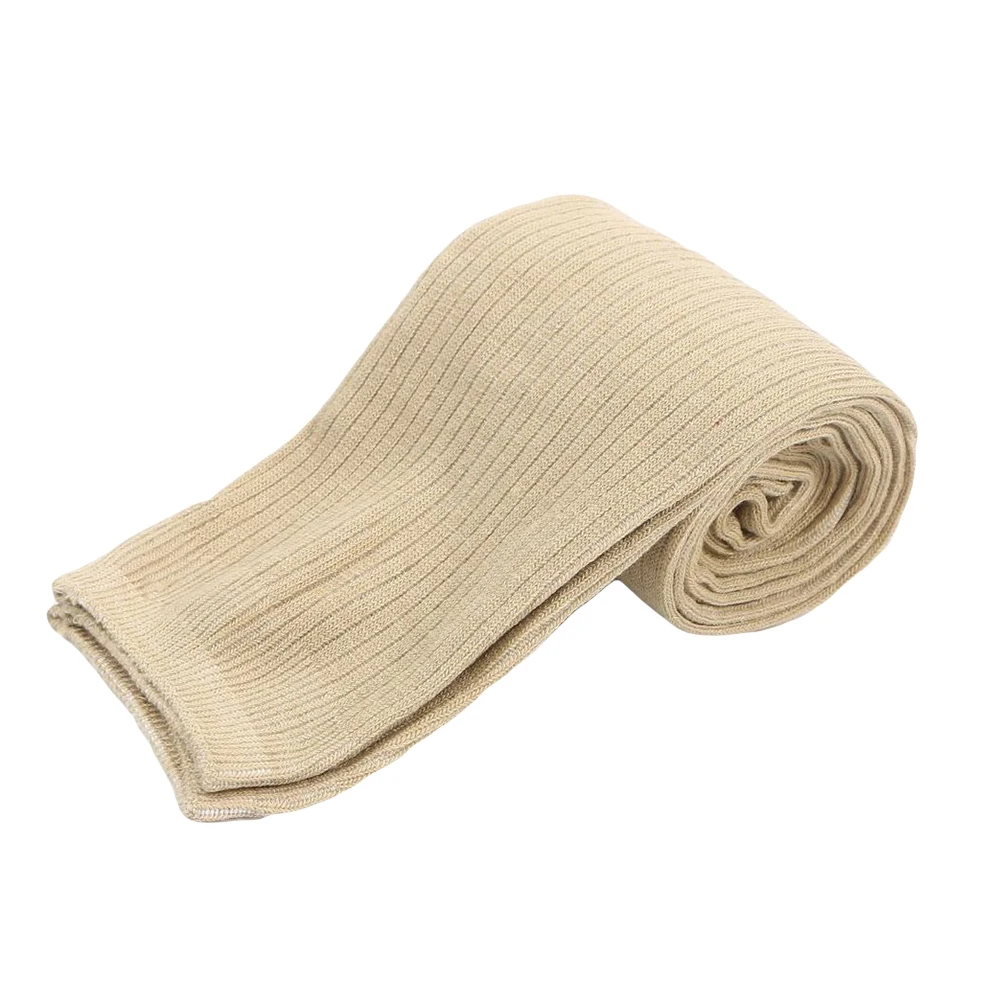 Женские чулки однотонные до бедра трикотажные длинные носки женские эластичные