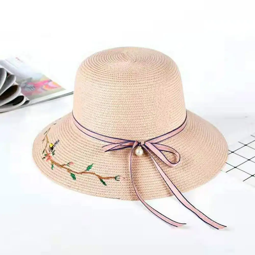Yo Young Women Raffia соломенные шляпы от солнца пляжная шляпа женская летняя большая с