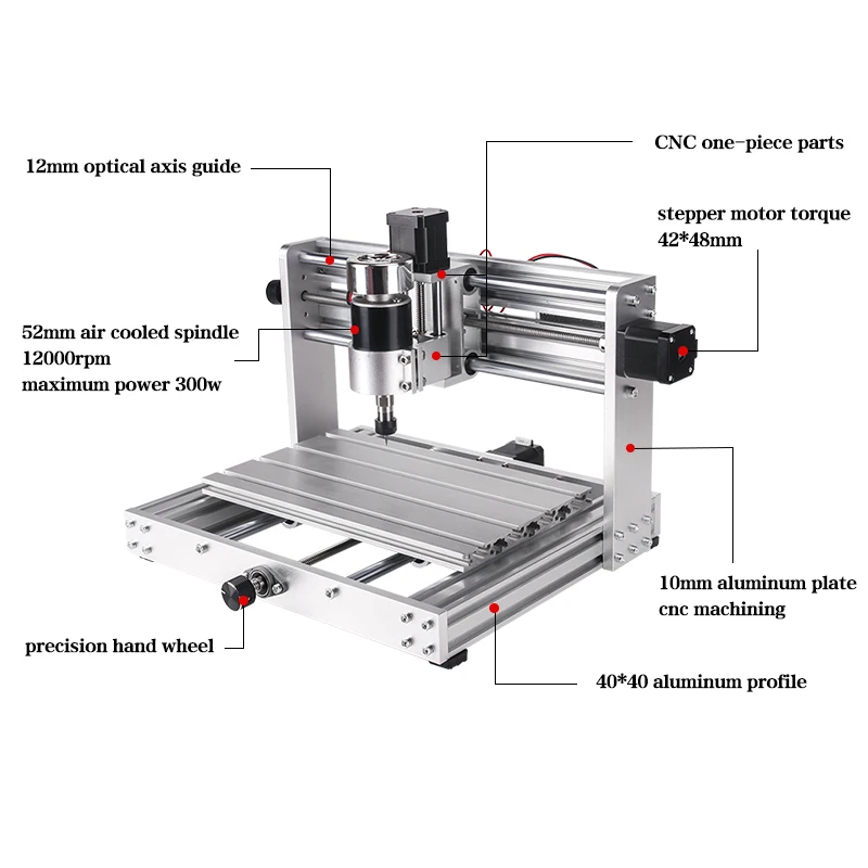 CNC 3018pro-металл с ER11 GRBL управлением с шпинделем 200 Вт, 3 оси pcb фрезерный станок, Diy древесины маршрутизатор Поддержка лазерной гравировки