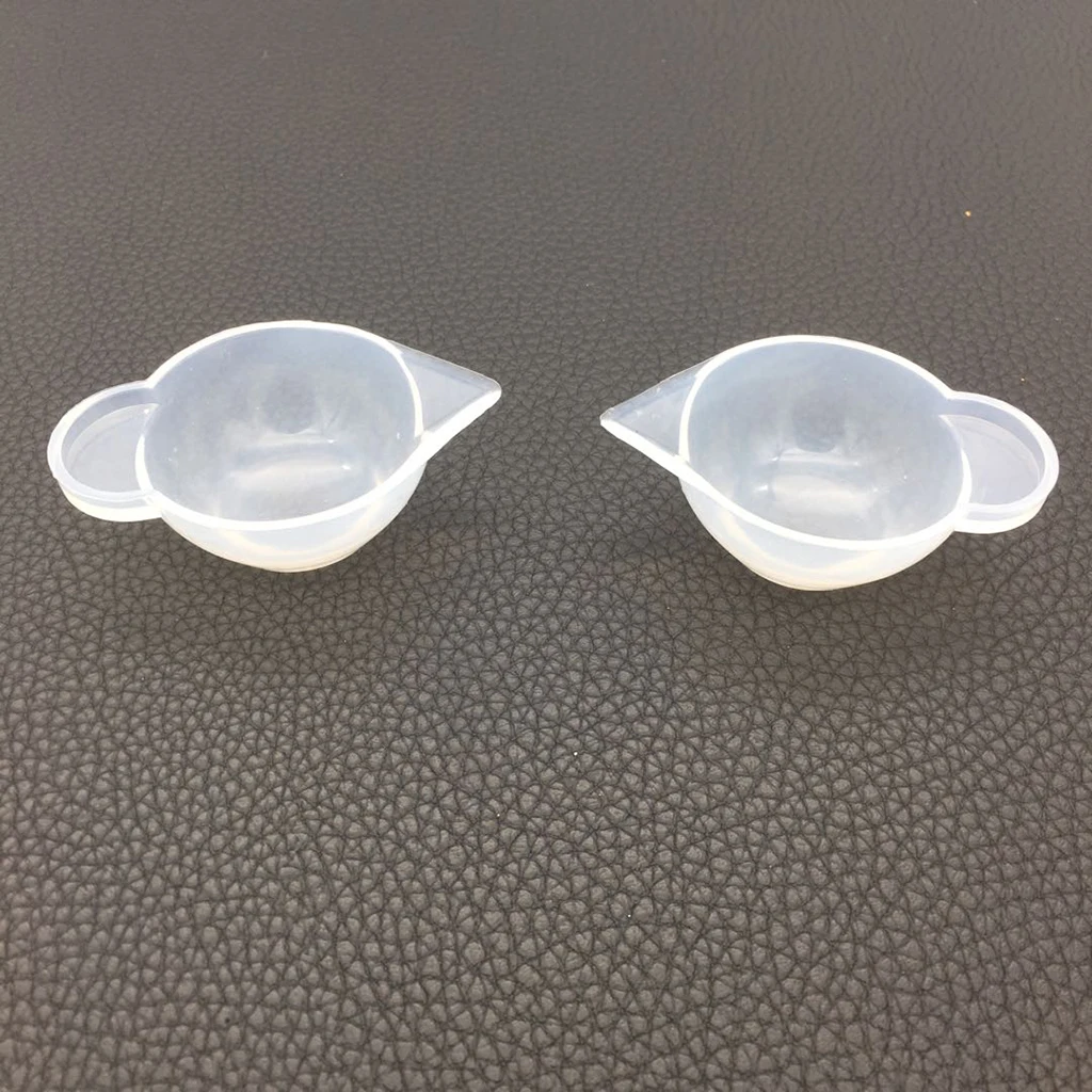 6 шт. силиконовые мерные чашки для смолы сделай сам инструменты клея чашка ручной