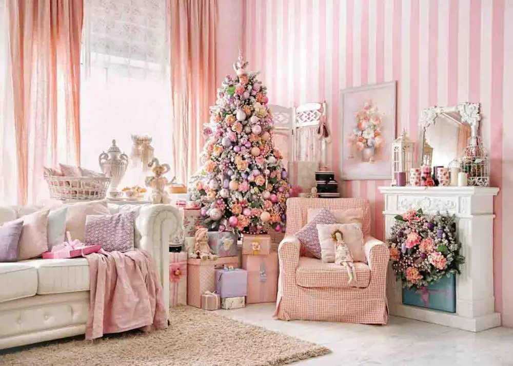 

SHENGYONGBAO Art Fabric Custom Photography Backdrops Prop Christmas day Photo Studio Background YS-53
