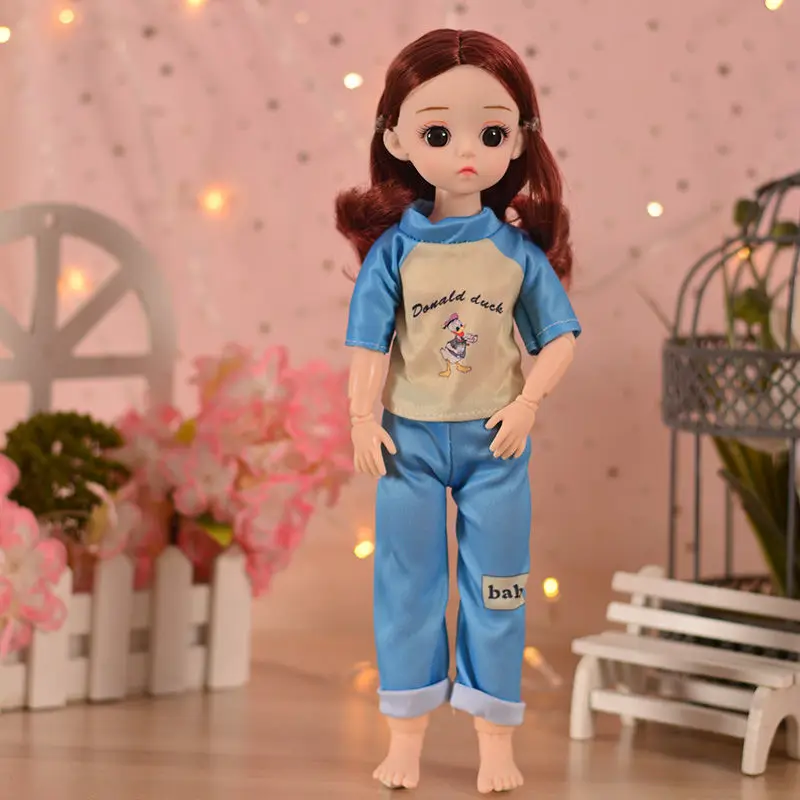 

30 см аксессуары для шарнирной куклы, Модный комплект одежды, Подарочная игрушка для девочки, аксессуары для одежды для шарнирной куклы, детс...