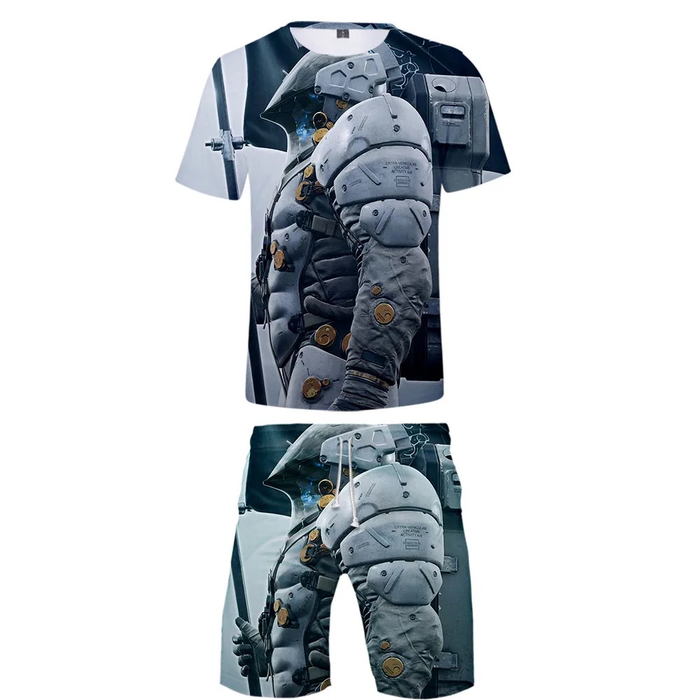 

Death Stranding 3D Printed Two Piece Set Trendy Summer T-shirts+Casual Shorts 2019 Hot Sale Trendy Streetwear Clothes