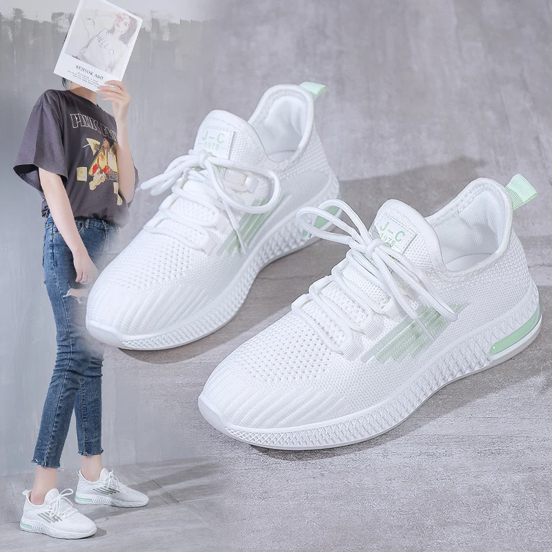 

Кроссовки женские для бега, розовые кроссовки на шнуровке, дышащая сетчатая спортивная обувь для бега, обувь для ходьбы