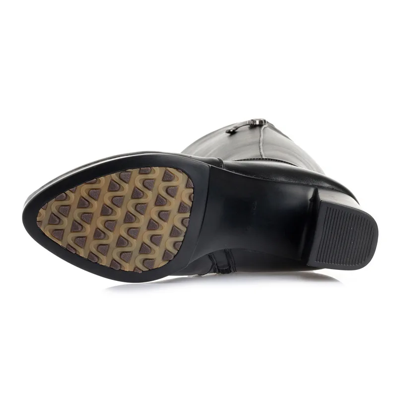 Fujin/шерстяные зимние сапоги Женская теплая обувь на меху Плюшевые до середины