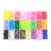 0 47 snap buttons fasteners 24 color poppers press diy studs clasp with box for craft sewing