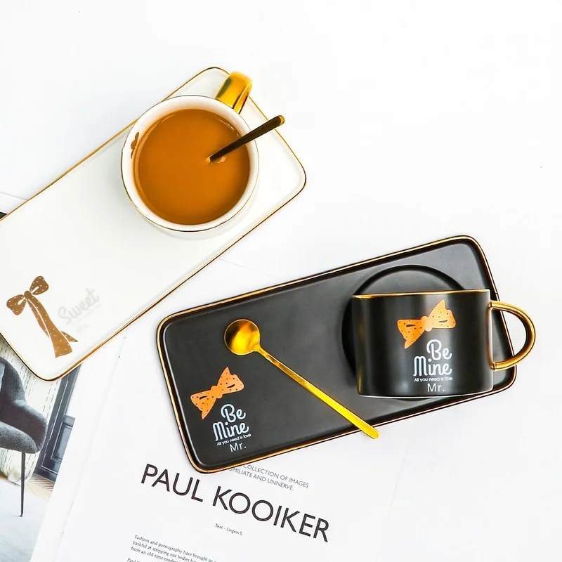 

Европейская роскошная современная позолоченная керамическая кружка как чашка для воды чашка для чая чашка для завтрака чашка для молока ко...