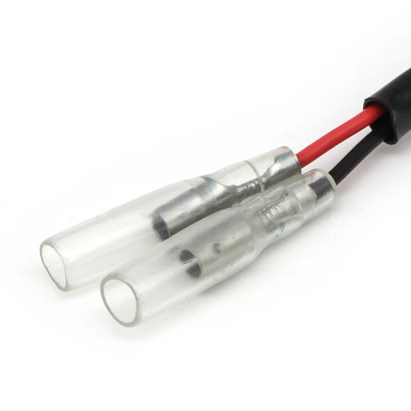 

2Pcs Motorcycle Turn Signal Wiring Harness Connector Turn Signal Plug Adapter for Honda Suzuki