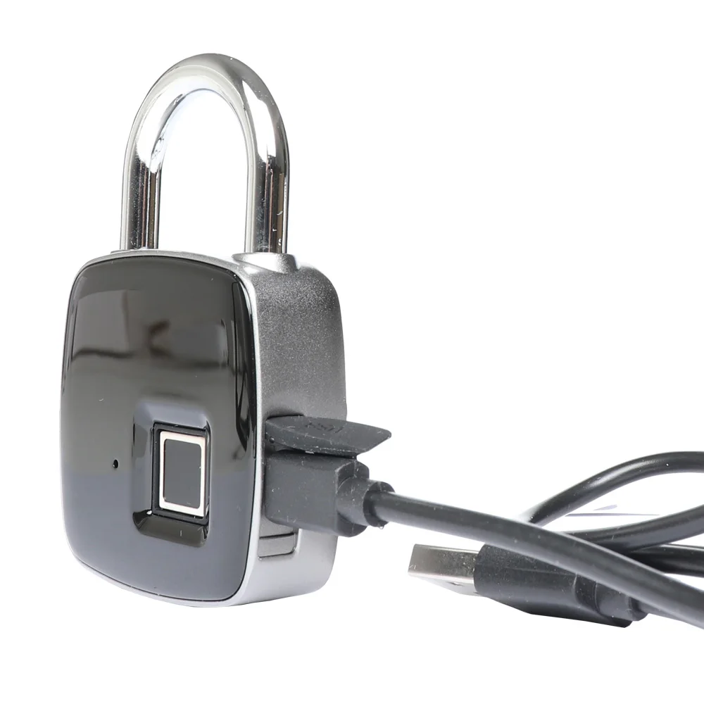 Fipilock перезаряжаемый Умный Замок без ключа отпечатков пальцев IP66 водонепроницаемый Противоугонный замок безопасности дверь Багаж Замок для чемодана