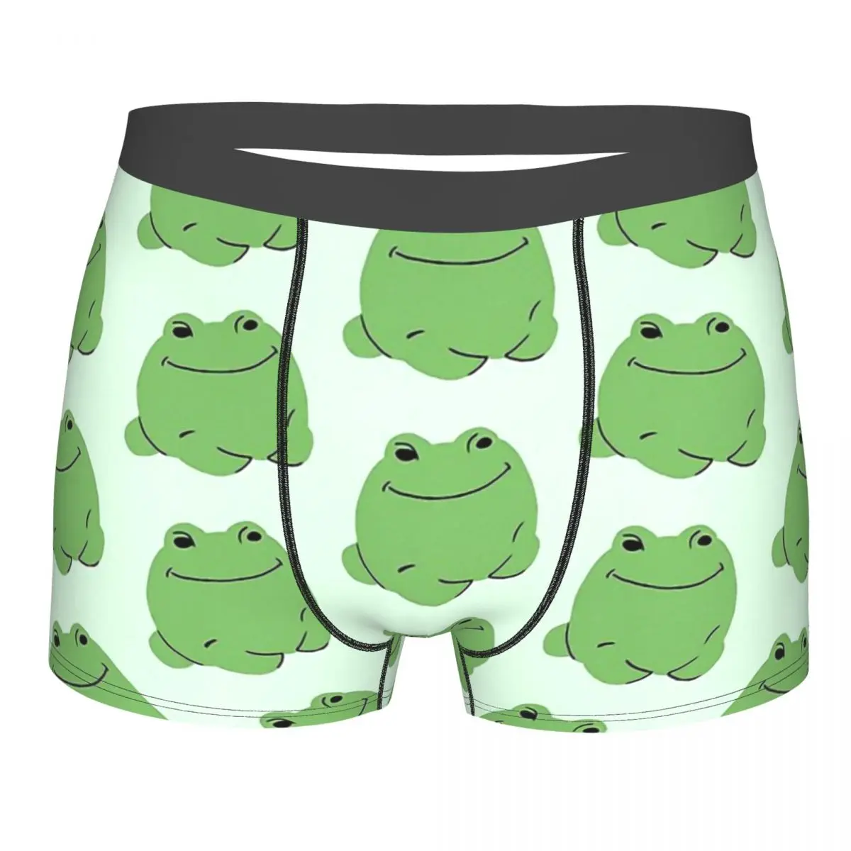 

Хлопковое нижнее белье с рисунком подозрительной лягушки, Трусы в сельской эстетике, мужские трусы, мужское нижнее белье, вентилируемые шор...