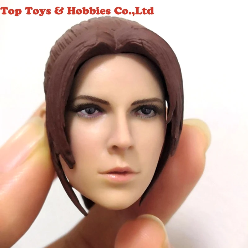 

1/6 Claire Redfield Head Sculpt Europe and America female Head Carved Fit 12'' Figure body PH Toy