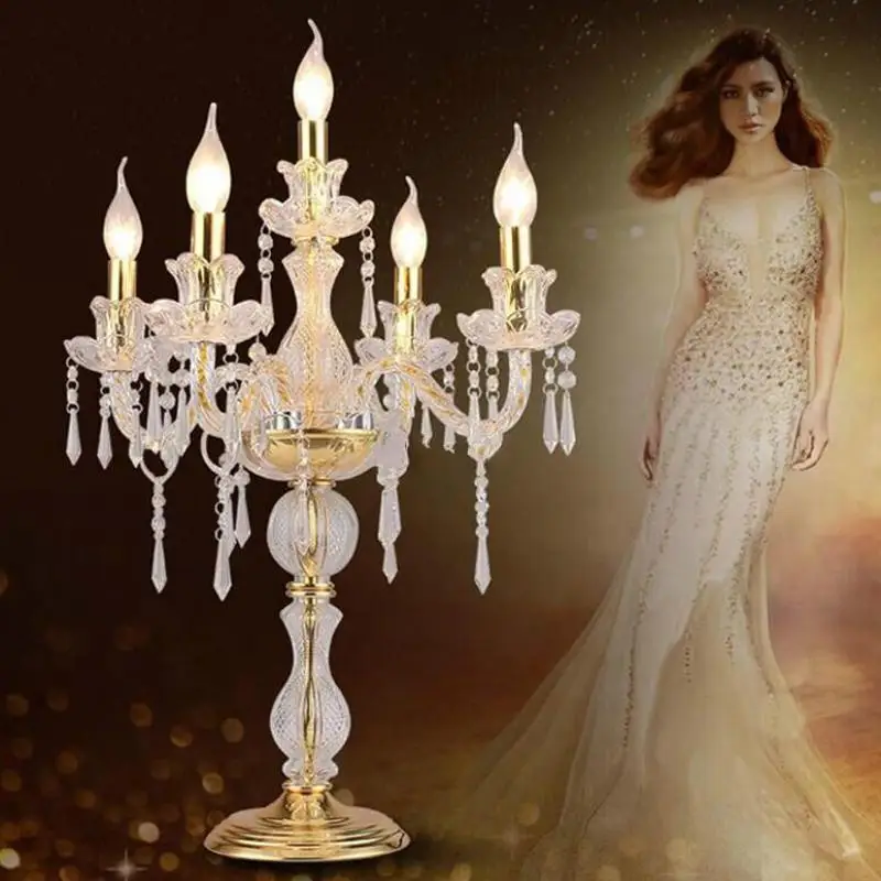 Современная светодиодная настольная лампа для украшения дома подсвечник