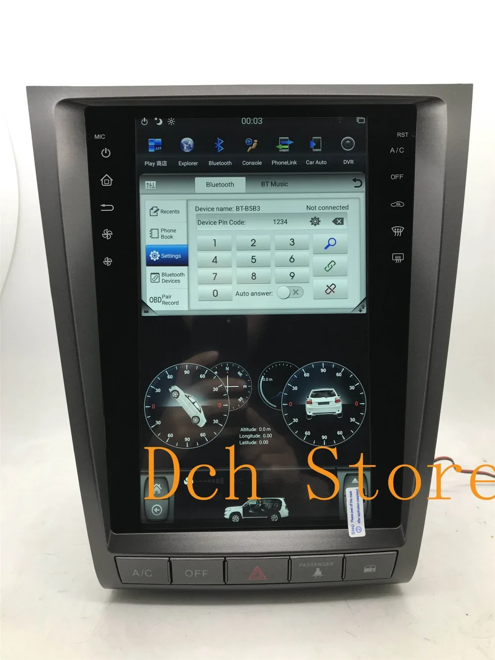 12,1 ''tesla стиль Android 8,1 PX6 автомобильный dvd-плеер gps навигация для lexus GS GS300 GS350 GS450 GS460 радио ips 2004-2011