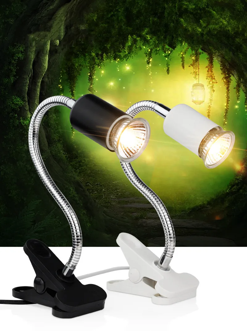 Держатель лампы с зажимом для черепахи рептилий амфибий E27 держатель аквариума UVA