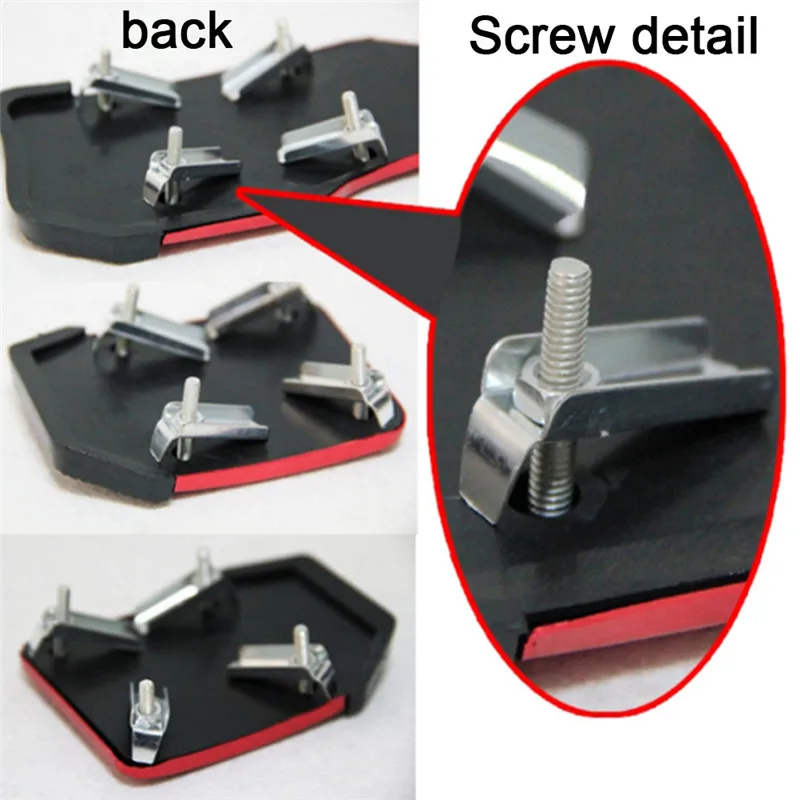 3 шт. 20*17 см алюминиевого сплава ножной педали Крышка колодки авто автомобиль