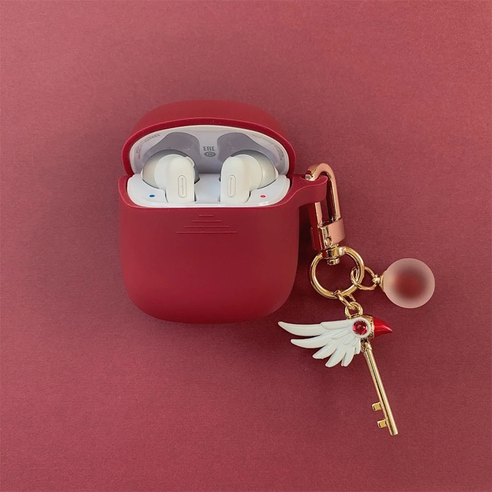 

Japanese Cartoon Silicone Cover for JBL TUNE 220 TWS Case Bluetooth Earphone Case Headphone Box Luxury Keyring Decor Womens Gift
