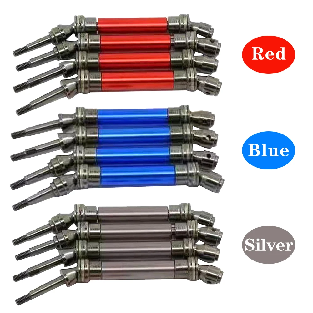 

1pair Home Front Rear Accessories Aluminum Alloy Transmission Axle RC Truck Drive Shaft Replacement Fit For Traxxas Slash