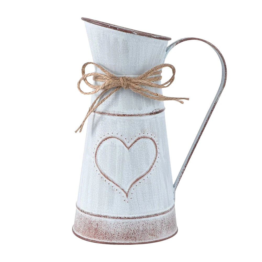 Металлическая ваза для цветов садовый горшок полива чайник Свадебный держатель