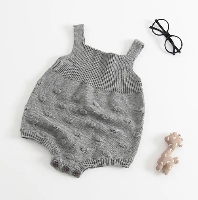 Spring Mom Daughter Family Clothes Long Sleeve Knitwear Sweater Pullover Autumn Winter Top Baby Girl Sweet Love Cotton Jumpsuit - Цвет: Gary