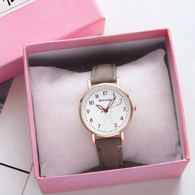 

Fashion Simple Ladies Wrist Watches Luminous Women Watches Casual Leather Strap Quartz Watch Clock Montre Femme Relogio Feminino