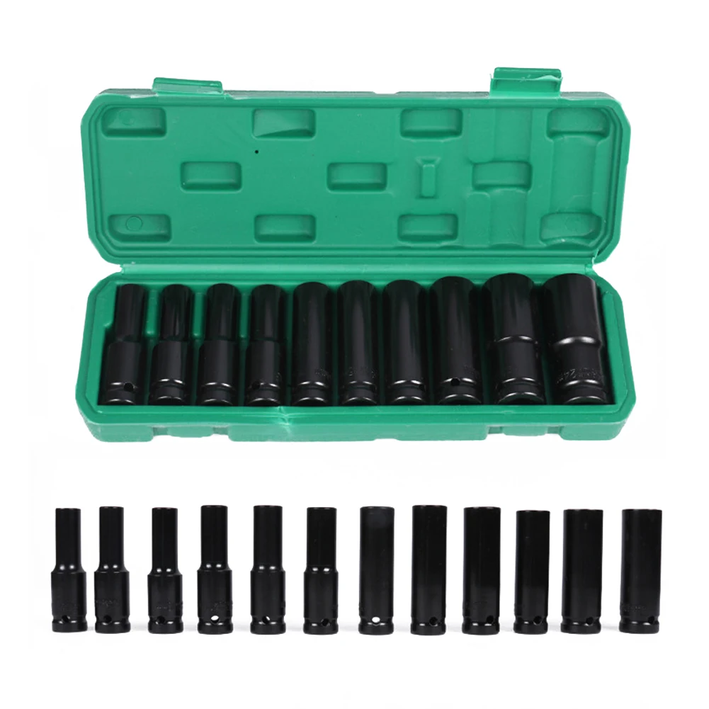 Meterk 1/2 Inch Socket Wrench Set Hexs Head 8~32mm Adapter Spanner Converter Electric Impact Sets | Инструменты