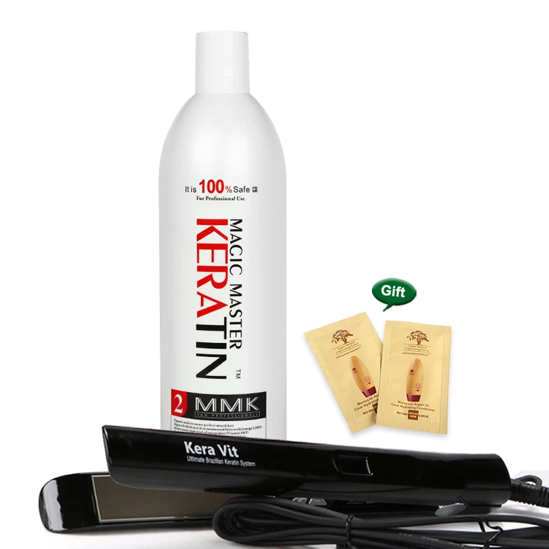 Straightening Hair Product Brazilian Keratin Hair Treatment Free Formalin Deep Repairs Damaged Curly Hair Magic Master Keratin