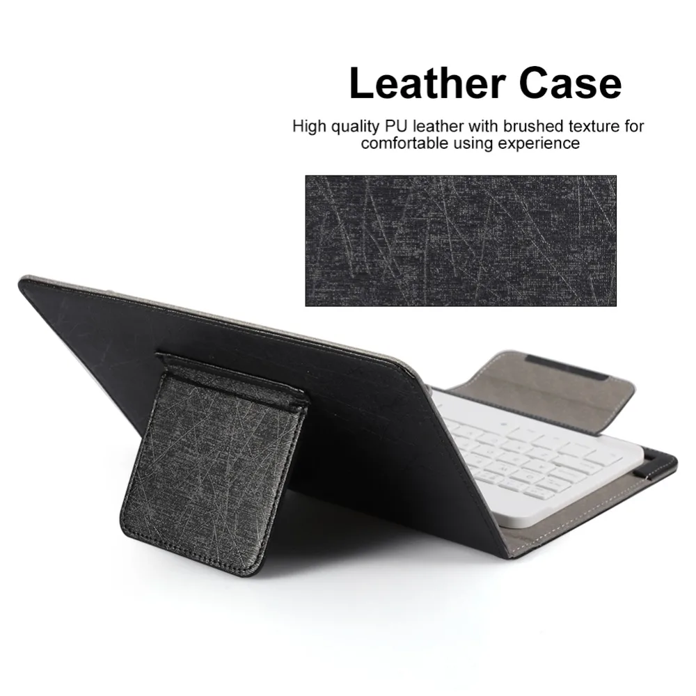 

2 In 1 Universal High Quality Bluetooth Keyboard PU Leather Case Holder Protective Cover Universal Tablet Protective Cover