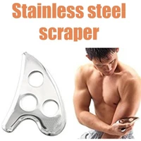 steel scraper with black velvet bag slim body board release pain relief massage loosening fascia plate knife