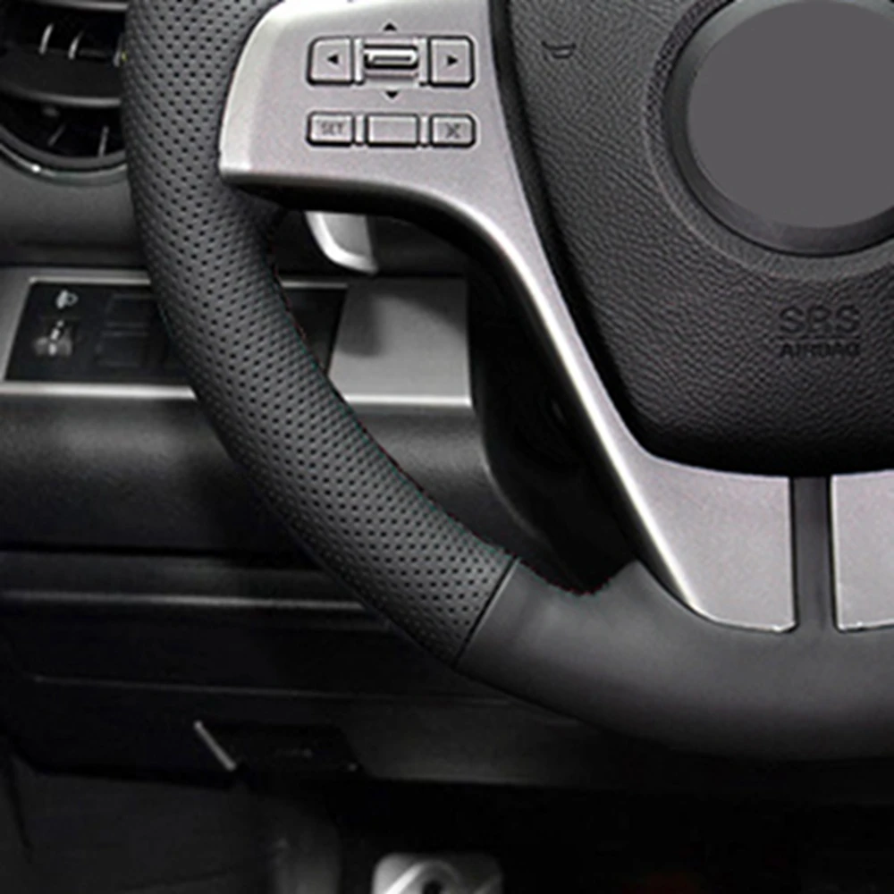 Сделай Сам сшитая вручную черная Удобная искусственная кожа фотосессия для Mazda 6