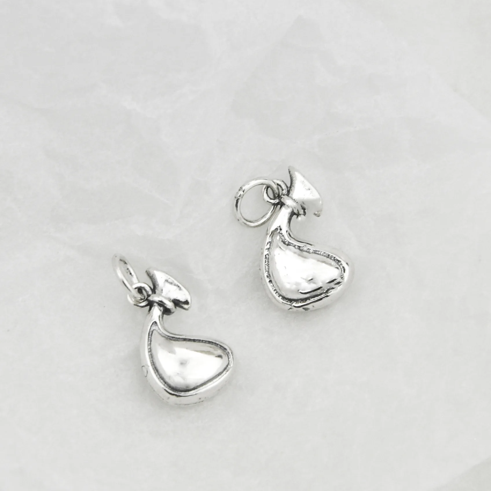 

Кулон в виде мешка для воды из чистого серебра S925 пробы в Корейском стиле, женское простое крутое Ожерелье «сделай сам», цепочка для свитера,...