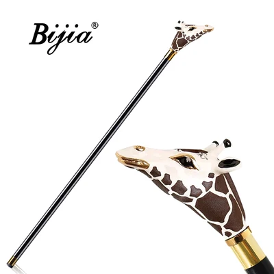 Giraffe BIJIA джентльмен трость domineering ручка в виде животного скипетр креативный подарок civilized трость - Цвет: Giraffe