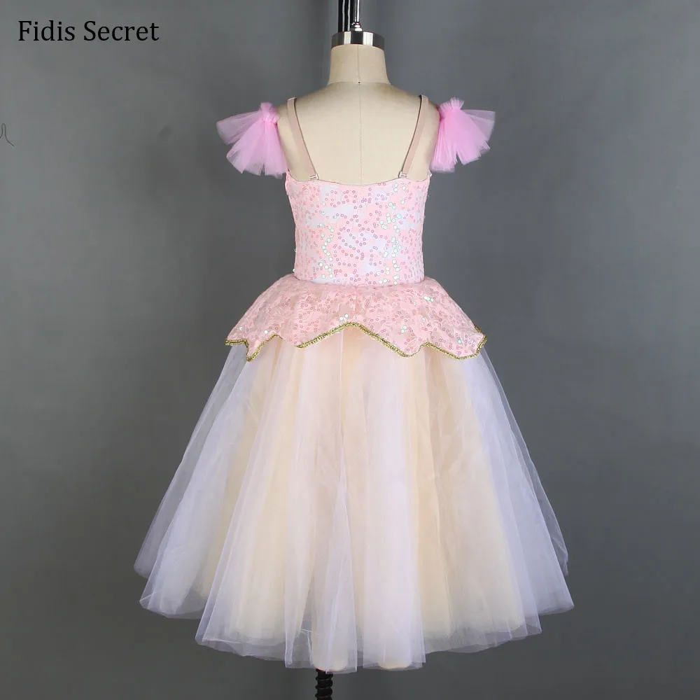 Романтичная кружевная пачка с розовыми блестками профессиональная балетная