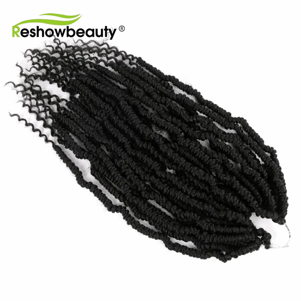 Крючком бомба твист искусственные локоны синтетические волосы удлинители Омбре