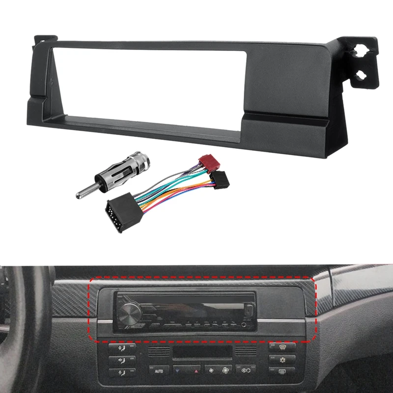 1 Din Car Radio Stereo Facia Adaptor DVD Panel Fitting Kit for BMW E46 1999-2006 | Автомобили и мотоциклы