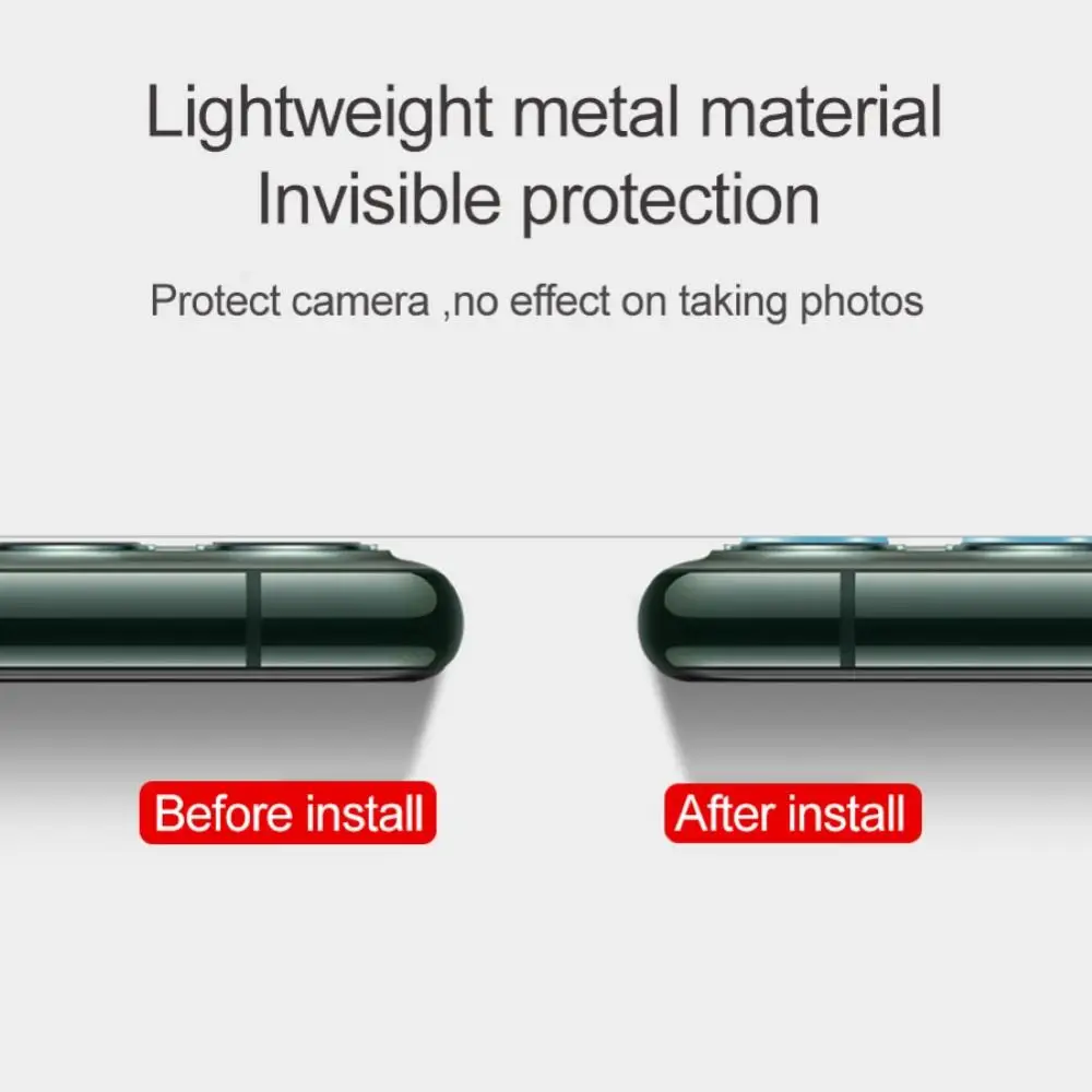 

Precise Cutouts Anti-Scratch Flexible Fiber Glass Phone Rear Camera Lens Cover Film for iPhone 11 Pro Max