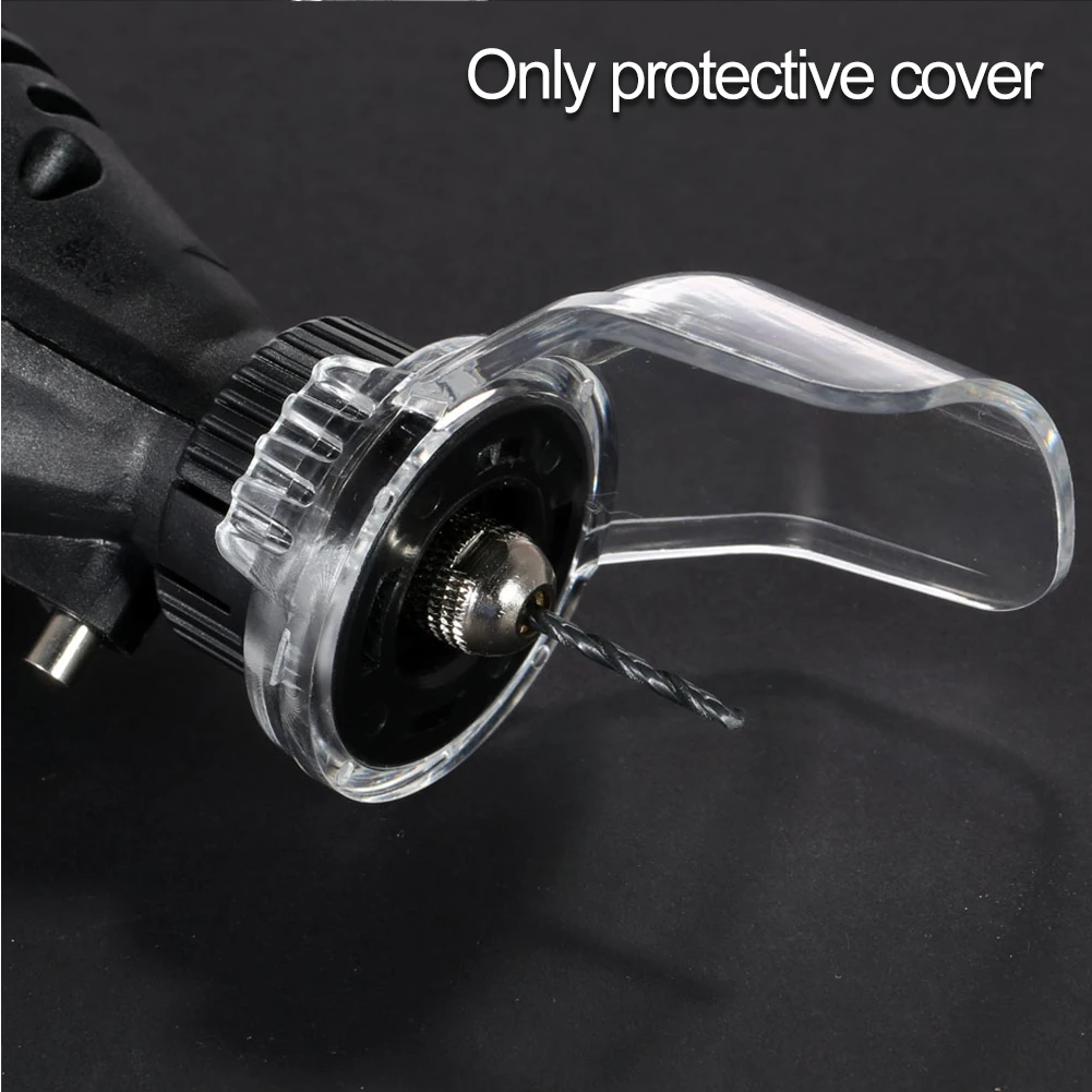 

Clear Mini Plastic Shiled Safety Electric Grinder Cover Engraving Rotary Tool Accessories Dustproof Case Protective Splash Proof