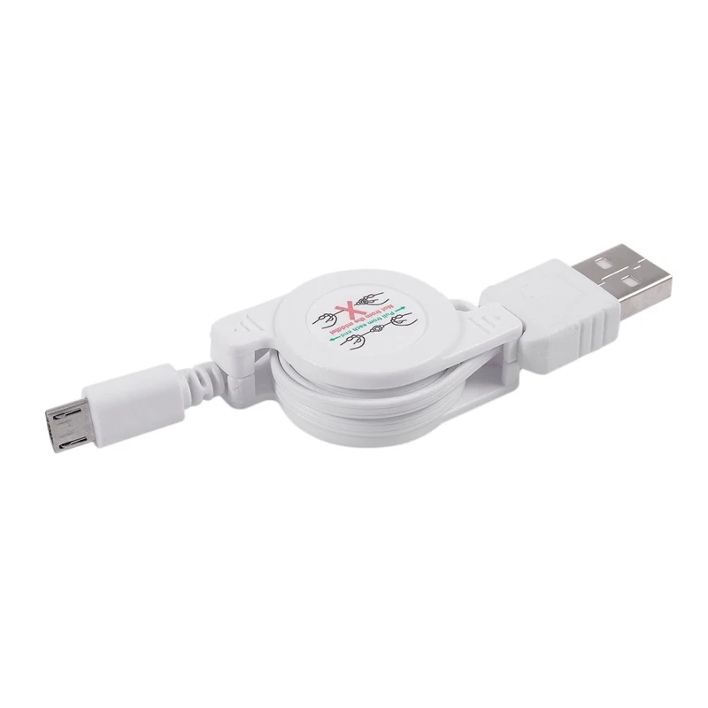 Mirco-USB A к USB 2 0 B Мужской Выдвижной кабель синхронизации данных зарядное устройство