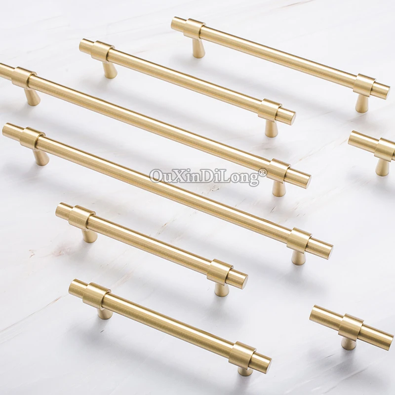 Новинка 2 шт. европейские ручки для мебели из твердой латуни шкафа гардероба