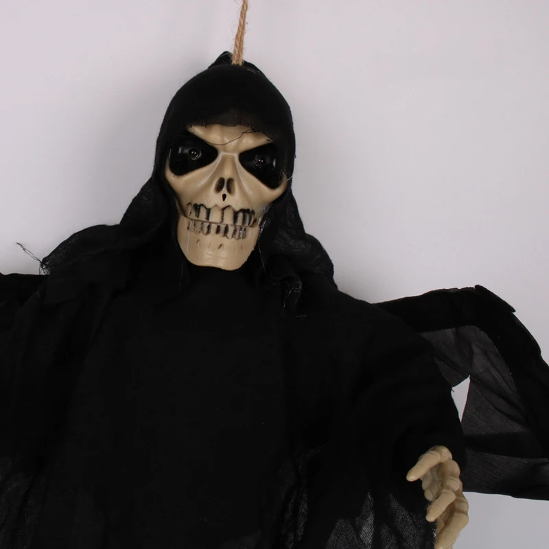Череп Хэллоуин подвесной Призрак для дома с привидениями висячие Grim Reaper Ужасы