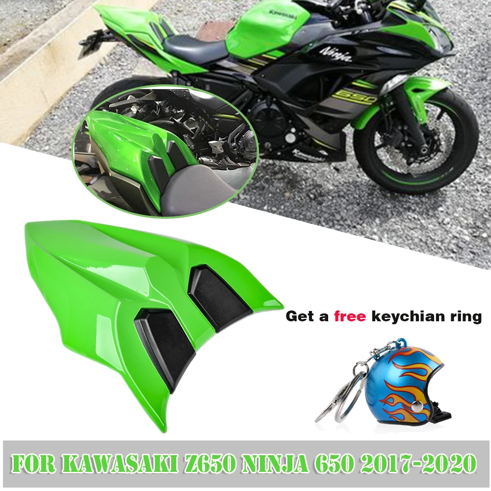 

Накладка на заднее сиденье мотоцикла, обтекатель для Kawasaki Z650 NINJA 650 2017-2020 18 19, аксессуары, накладка на сиденье