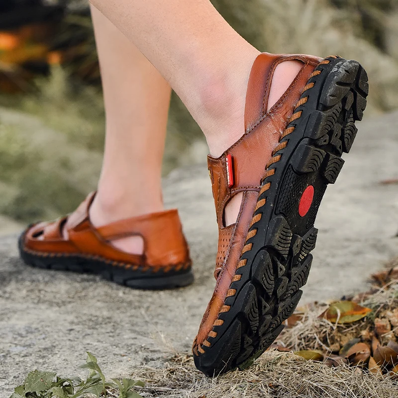 

Men's Sandals 2020 New Summer Men Sandal Shoes Outdoor Beach Shoes Big Size Casual Non-slip Shoe Man's Shoes Plus Size 38-46
