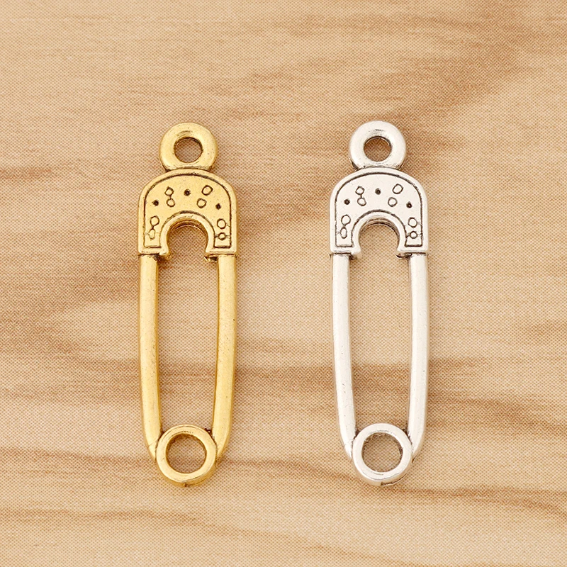 Булавки-Подвески для изготовления ожерелья, браслета, ювелирных изделий «сделай сам», 30 см, цвет под золото, 29x8 мм