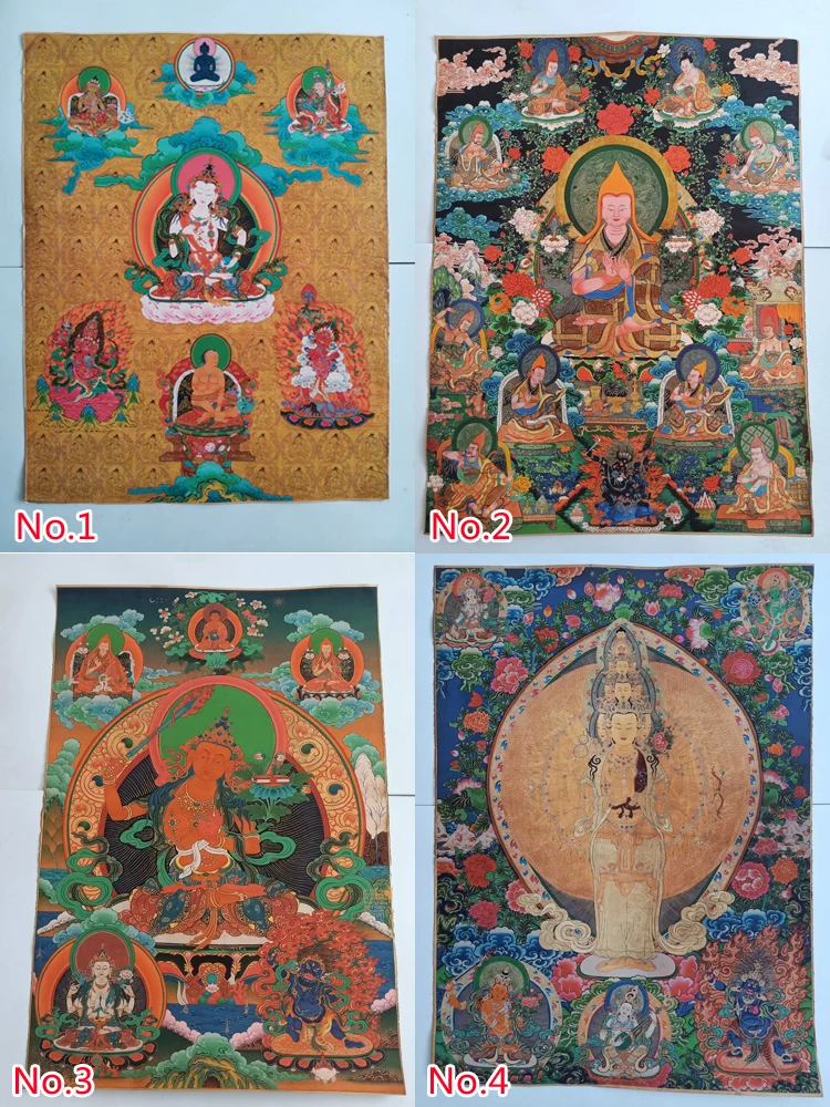 

Коллекция Китай Тибет Nepal Thangka живопись Фортуна Экзорцизм Ping городской дом/5 стилей/1