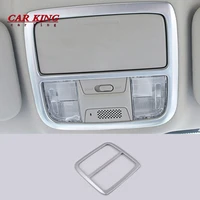 abs matte car front reading lampshade read light panel cover trim car styling for honda crv cr v 2012 2016 accessories 1pcs