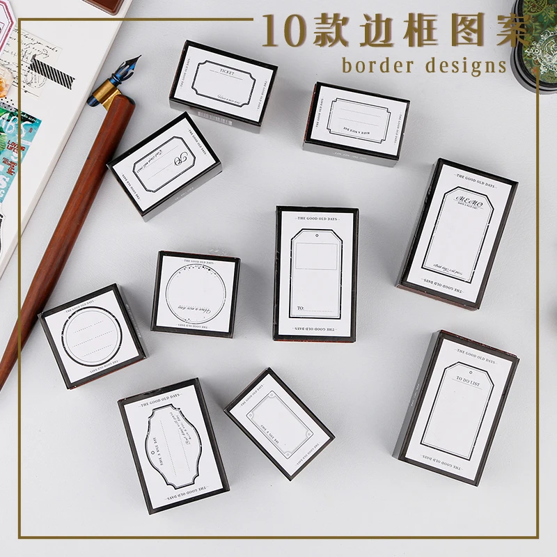 Винтажные наклейки для скрапбукинга деревянные и резиновые штампы | Дом сад