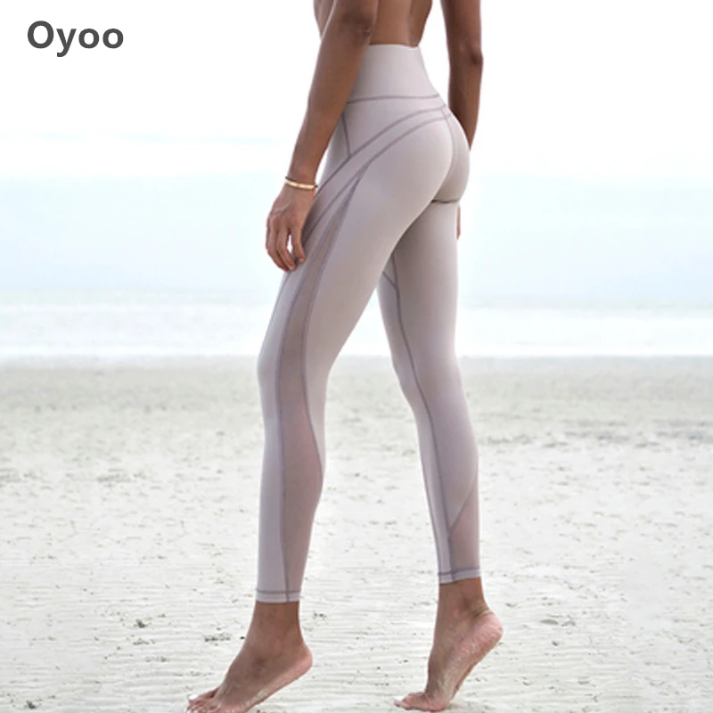 Oyoo штаны для йоги с высокой талией регулировкой живота 4 способа растягивания